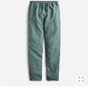 JCrew Pull-On Linen Pants, Size L